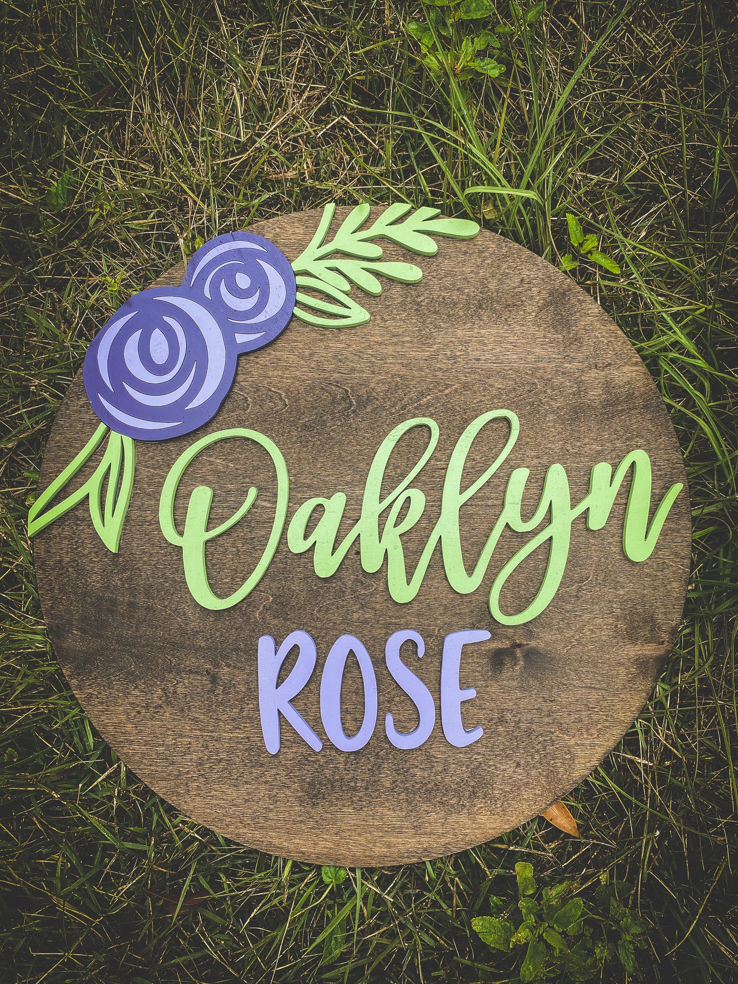 Flower Name Sign