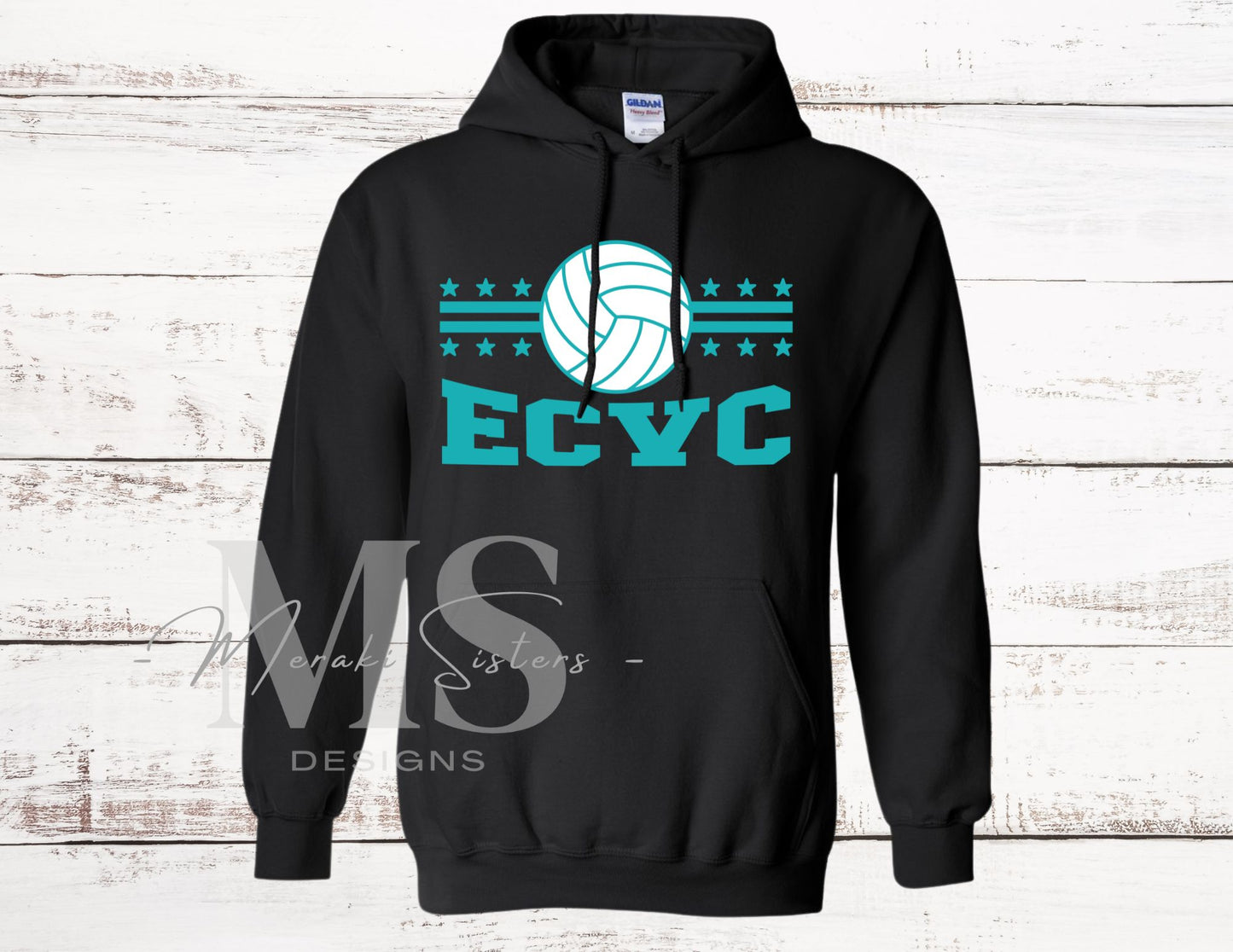 Emerald Coast Volleyball Club Tee (Design 8)