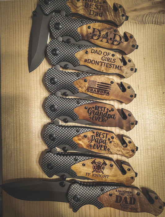 Engraved Pocket Knife