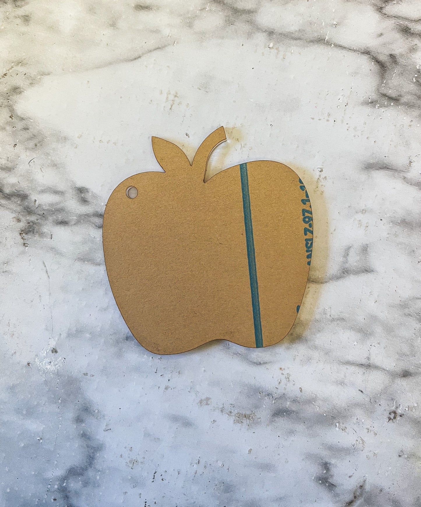 Clear Acrylic Apple