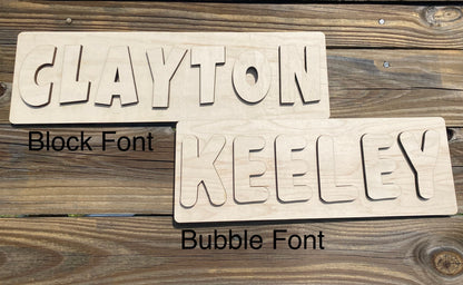 Name Puzzle DIY (UNFINISHED)